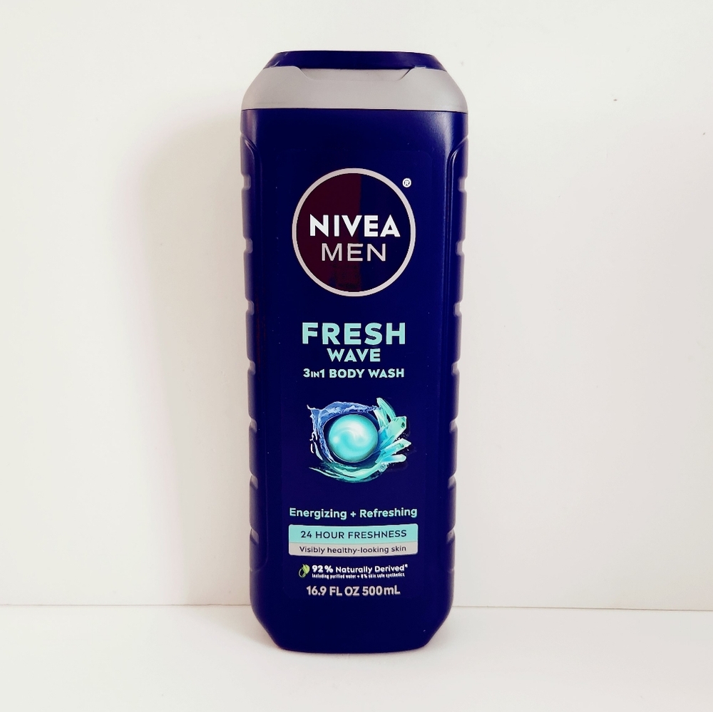 ⭐4/$15 NIVEA Men Fresh Wave Body Wash